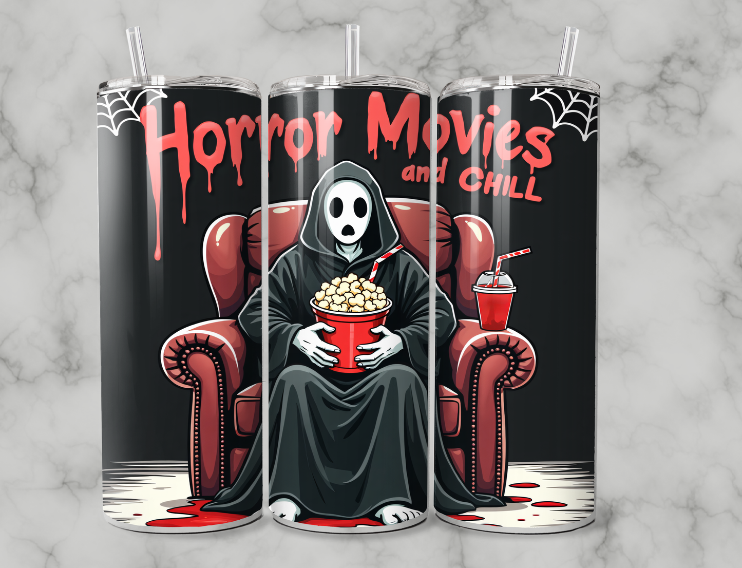 Horror Movies And Chill 20oz Tumbler