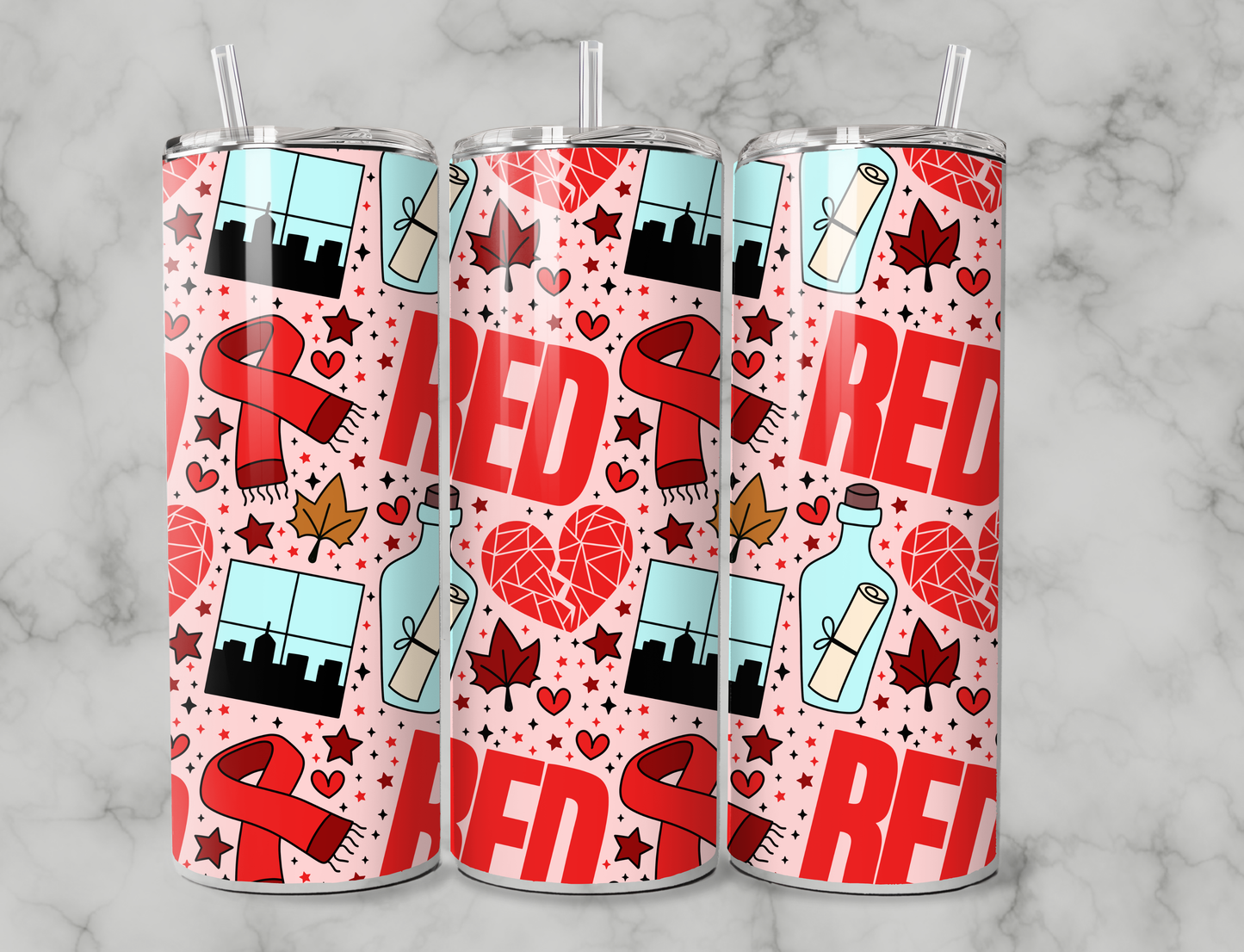 Red 20oz Tumbler