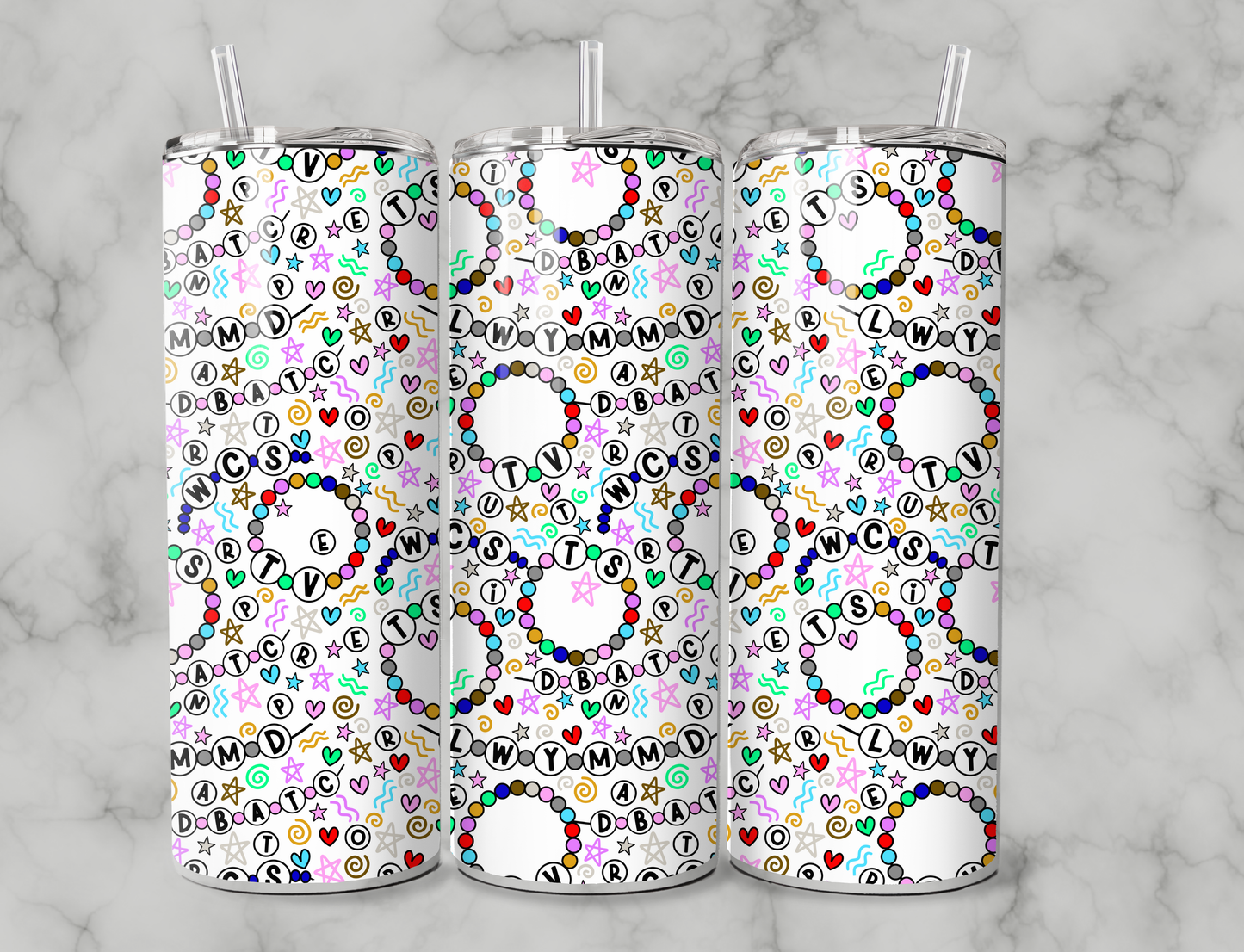TS Friendship Bracelet 20oz Tumbler