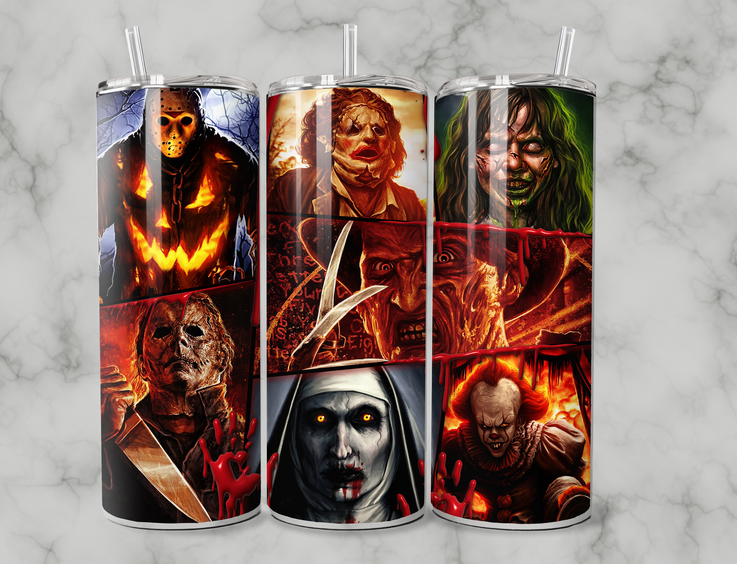 Horror Collage 20oz Tumbler