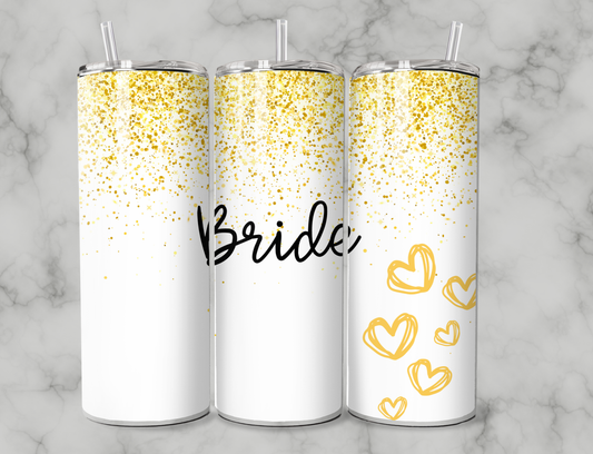 Bride Glitter 20oz Tumbler