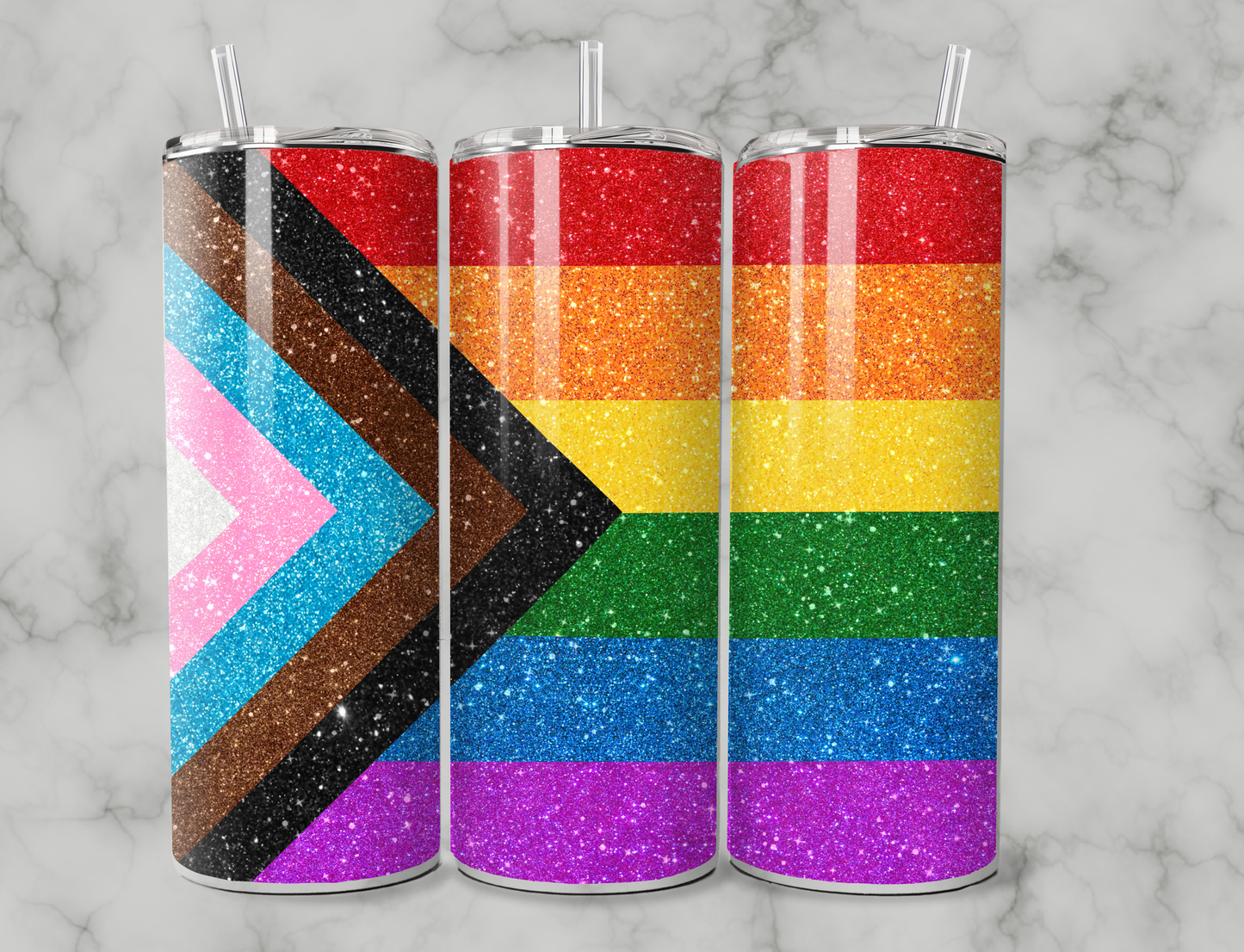 Glitter Pride 20oz Tumbler