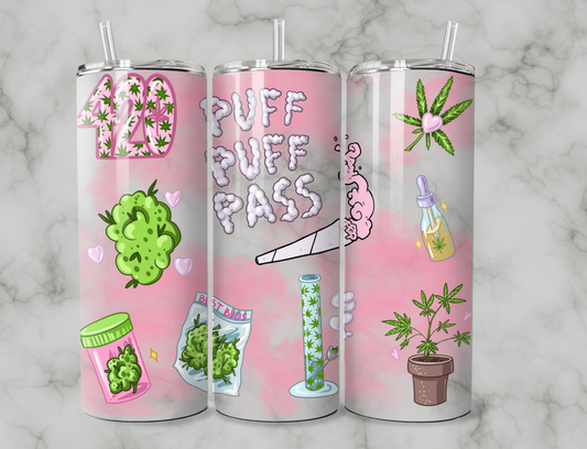 Puff Puff Pass 20oz Tumbler