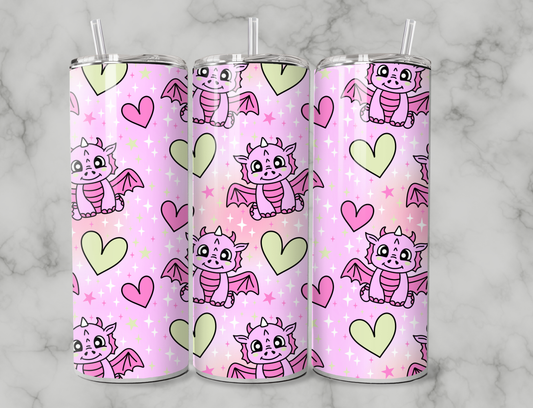 Pink Dragon 20oz Tumbler