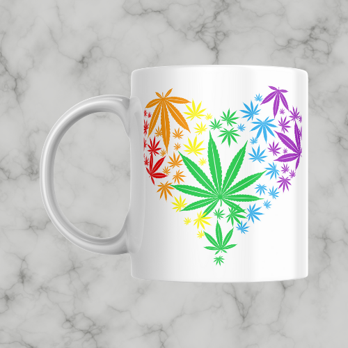 Weed Heart Mug