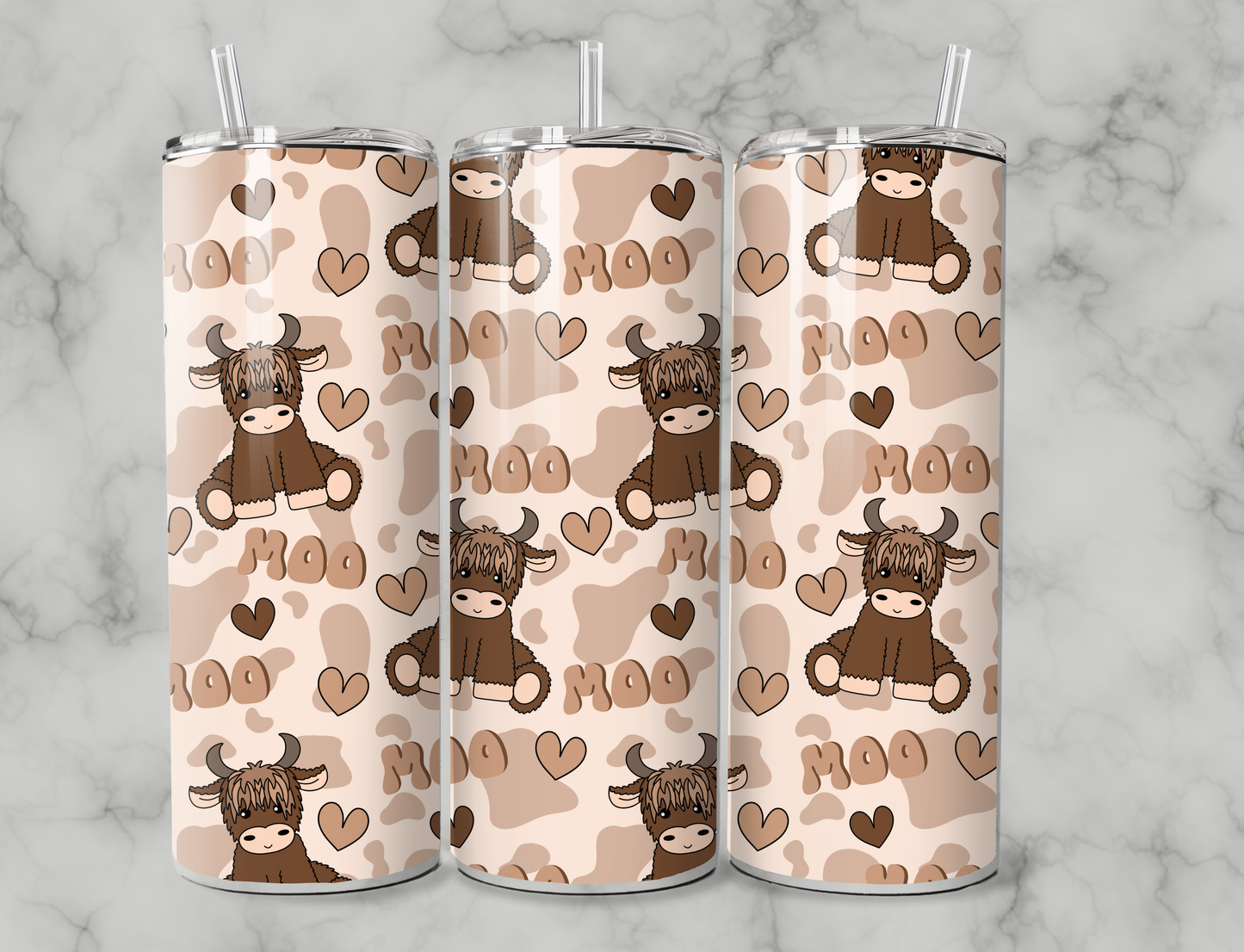 Highland Cows 20oz Tumbler