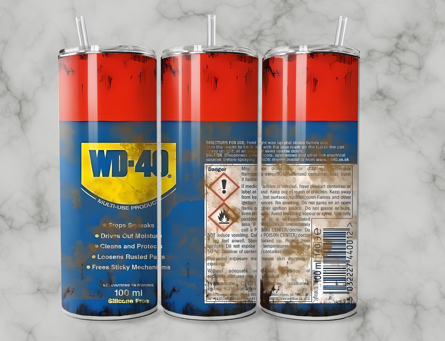 Rusty WD-40 20oz Tumbler