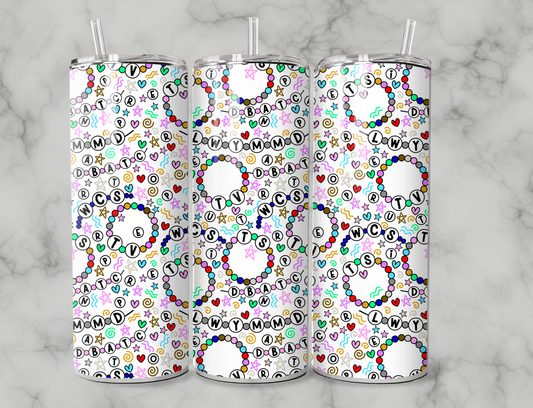 TS Friendship Bracelet 20oz Tumbler