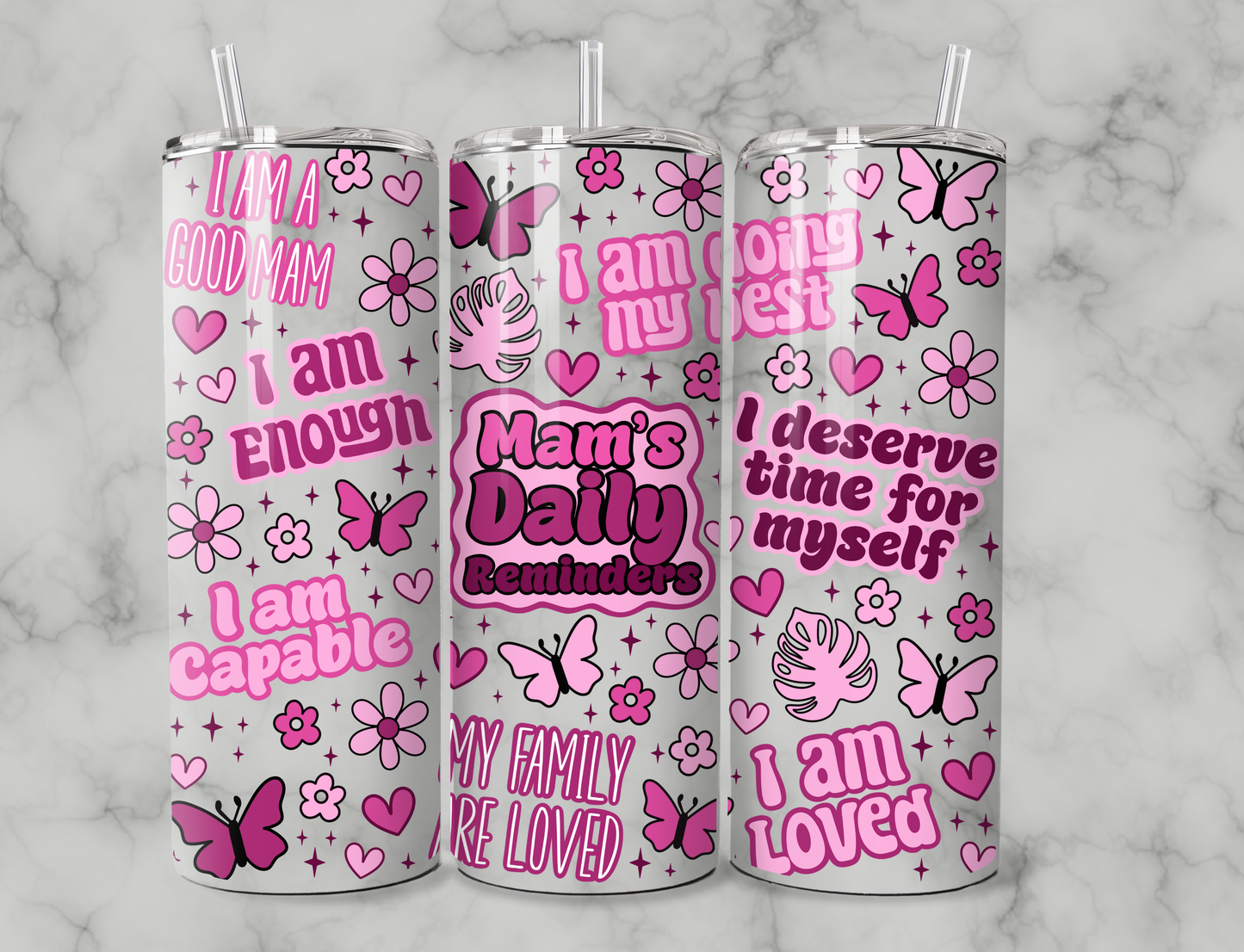 Mam’s Daily Reminders 20oz Tumbler