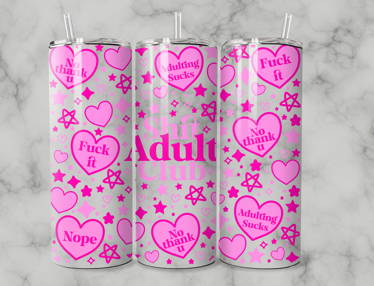 Shit Adult Club 20oz Tumbler