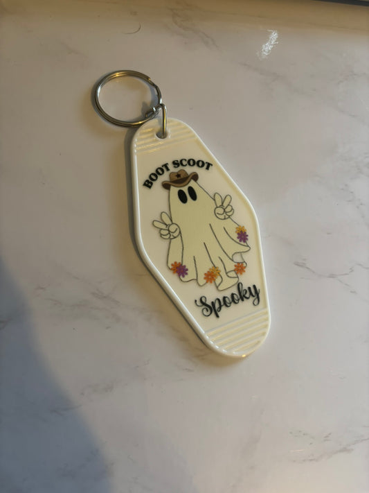 Boot Scoot Spooky Keyring