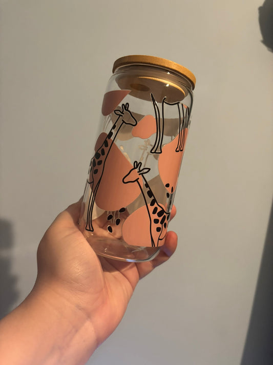 Giraffe 16oz Libbey Can