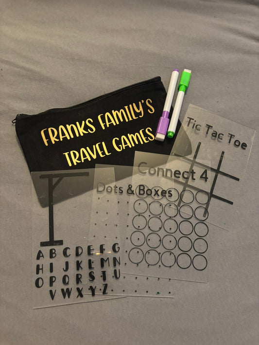 Family Travel Games Set