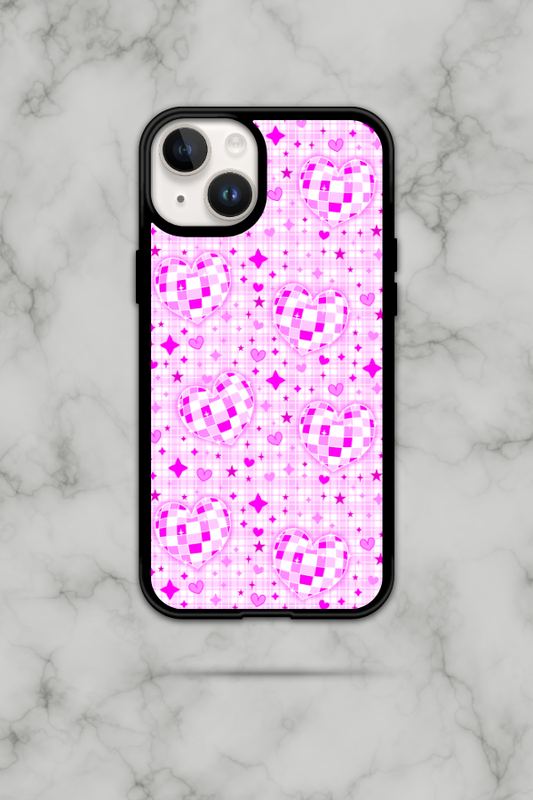 Heart Mirrorball Phone Case